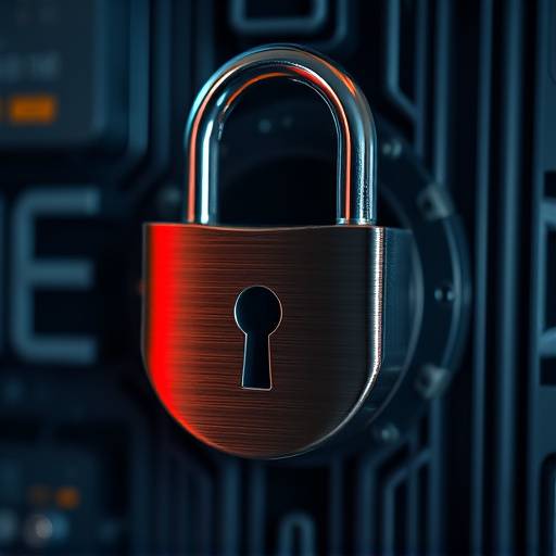 Imagem de um cadeado fechado, simbolizando privacidade e seguranäa de dados.